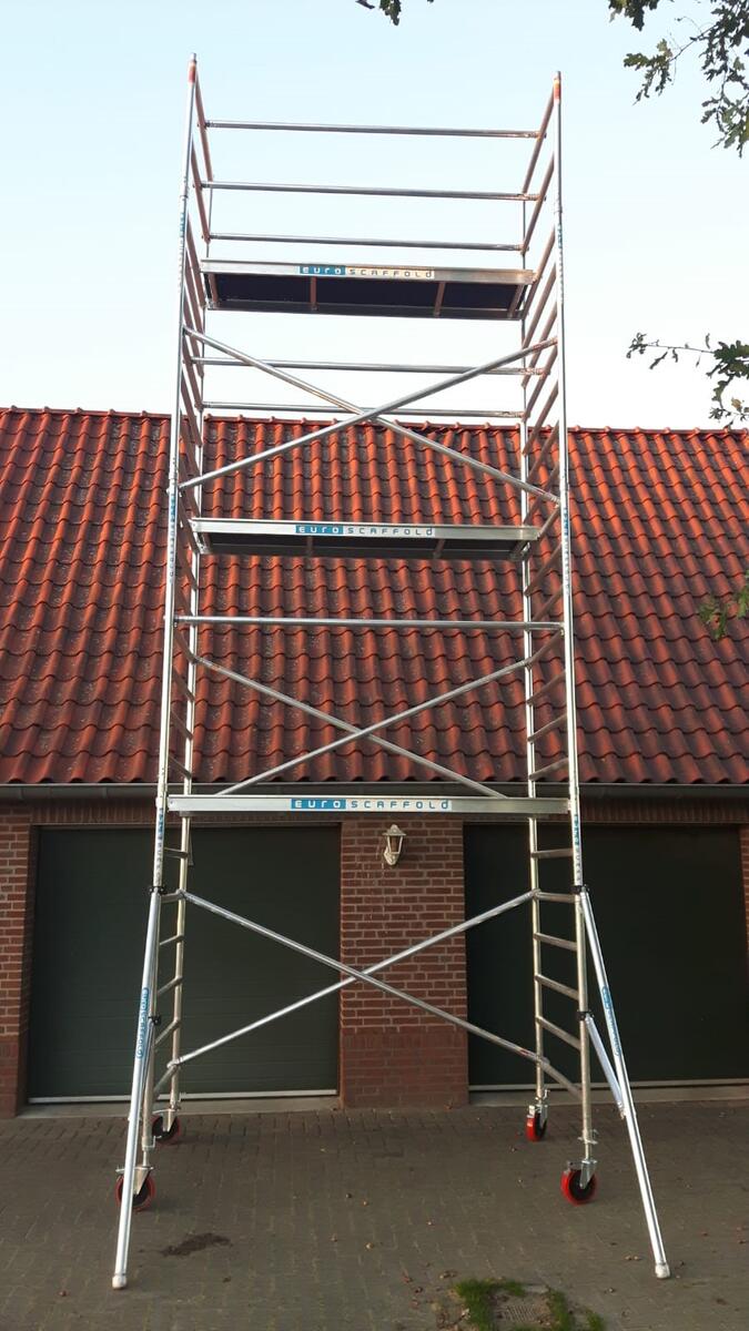 Aluminium rolsteiger breed 135 cm